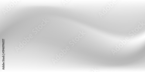 Silver foil background with metal mirror texture. Chrome gradient surface with light gloss simple abstract