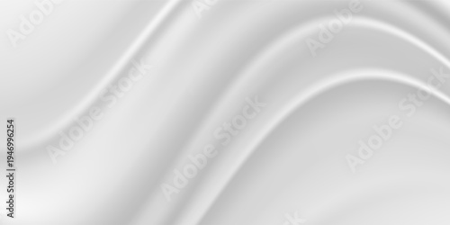 Silver foil background with metal mirror texture. Chrome gradient surface with light gloss simple abstract