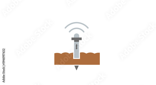 Screw being driven into wood.