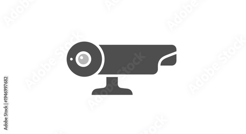 Security camera on a stand.