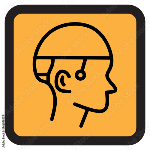 Construction Worker Safety Icon