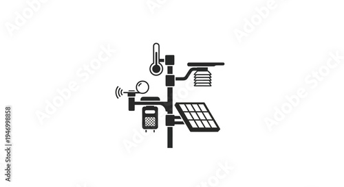 Smart Street Lamp Technology Infrastructure.