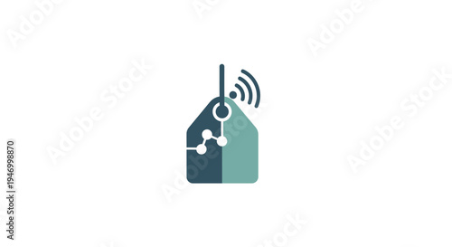 Smart Tag with WiFi Signal.