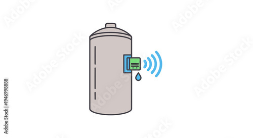 Smart Water Heater Control System Device.