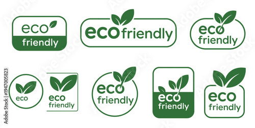 Organic and Natural Food Stamps – Eco Icons Collection