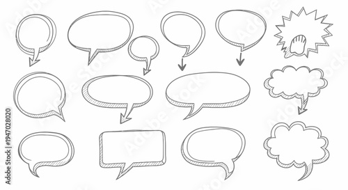 A collection of various directional signs and arrows drawn in a simple line style on a white background with north, south, east, west.