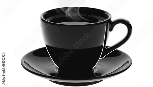black coffee cup