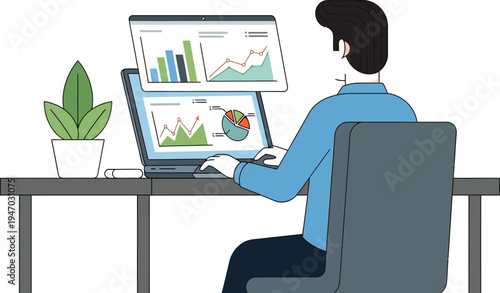 Abstract geometric design with cracked and layered patterns