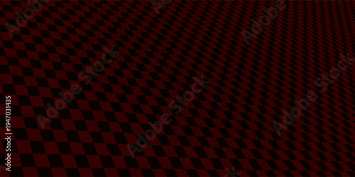 Red studio background. Abstract limbo podium studio room. Dark red gradient wall floor and spotlight scene. Showcase, promotion display. Vector stage mockup illustration, eps10