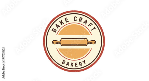 Bake Craft Bakery Logo Sign.