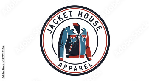 Colorful jacket with multiple pockets.