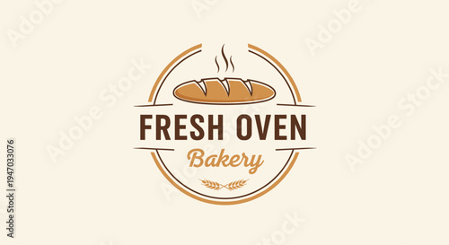 Fresh Oven Bakery Logo Design.