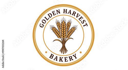Golden Harvest Bakery Wheat Logo.