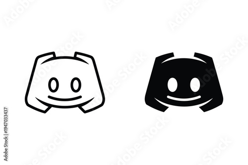 Discord Social Media App Logo and Chat Platform Icon