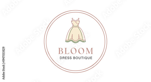 Logo of a dress boutique store 1.