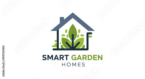 Smart Garden Homes Logo Design 1.