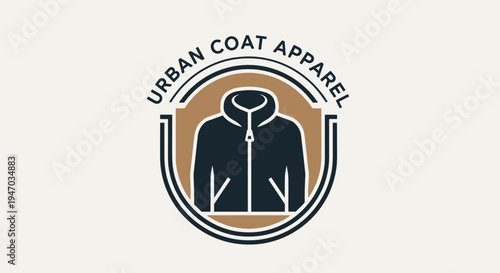 Urban coat apparel logo design.