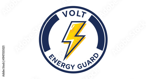 Volt Energy Guard logo emblem sign.