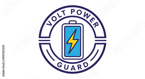 Volt Power Guard Battery Logo.