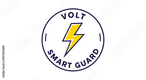 Volt Smart Guard lightning logo symbol.