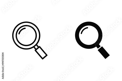 Magnifying Glass Icon for Search and Discovery