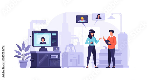 Virtual Reality Industrial Collaboration: Remote Assistance & Training for Digital Transformation