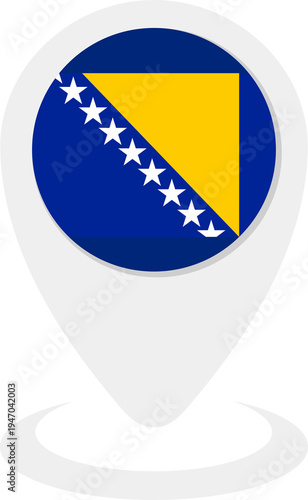Free Download bosnia and herzergovina flag design  - GFXLoad