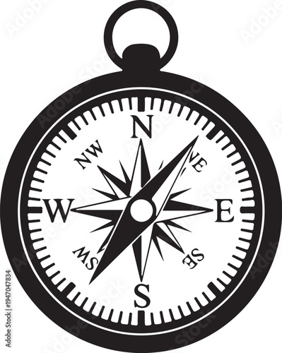 Free Download Vector compass icon navigation symbol - GFXLoad