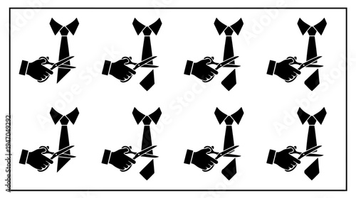 A collection of eight black and white icons depicting various configurations of cryptocurrency mining rigs or server racks.