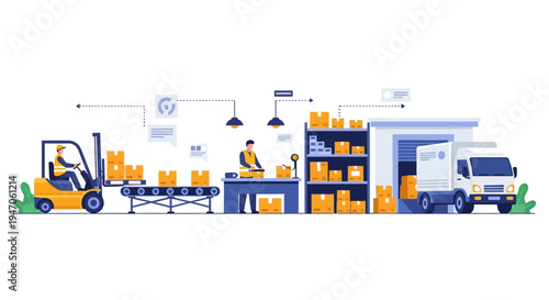 Warehouse Logistics & Supply Chain Management: Order Fulfillment, Shipping, and Delivery Process Automation