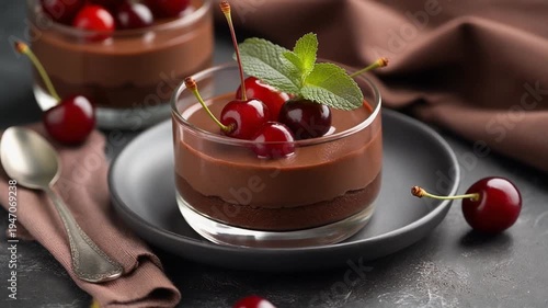 Süßes mit Kirschen