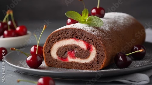 Süßes mit Kirschen