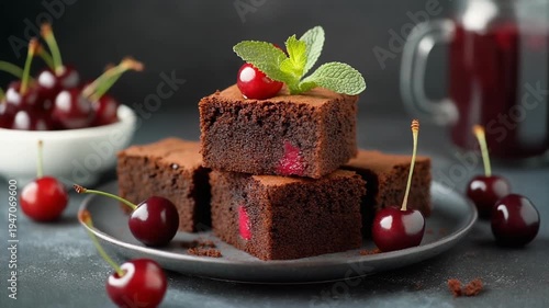 Süßes mit Kirschen