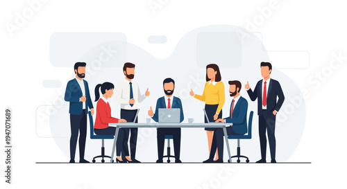 Business Team Meeting Discussion Strategy Collaboration Office People