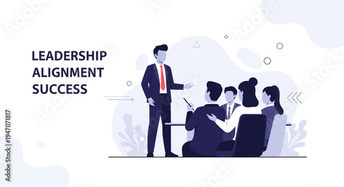 Business Meeting: Leadership Alignment and Success Concept