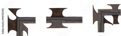 A close-up view of rusty barbed wire strands, twisted and sharp, against a blurred outdoor background. The image conveys themes of security, restriction, protection, and danger. High-detail texture.