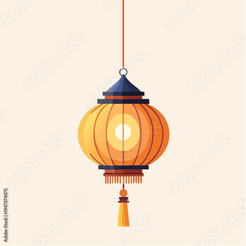 Traditional Chinese Lantern Hanging for Festival Celebrations and Decorations