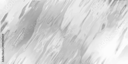 Abstract Monochrome Texture with Flowing Gray and White Streaks Resembling Water or Metal Surface background