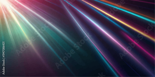 Abstract colorful background featuring a glowing blue and purple disco light pattern with shiny laser rays and energy motion for a bright night party design