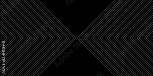 Linear arrow halftone background. Striped cross shape gradient texture. Line arrows center pointing. Vector masculine sporty wallpaper. Thin to thick triangle backdrop for poster, cover, banner
