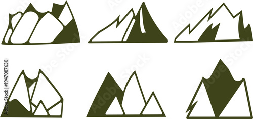 New unique Mountain Icon,
Art & Illustration