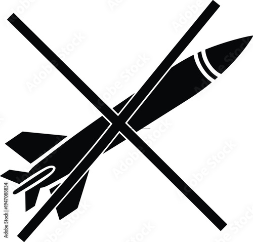 No food allowed symbol illustration, crossed knife fork artwork, restriction icon design, public space graphic, safety cleanliness sign drawing, black white