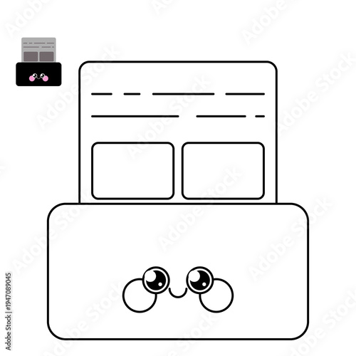 Stationery, children's illustrations, school, pencil, felt-tip pen, pencil case, eraser, rubber band, pencil case,