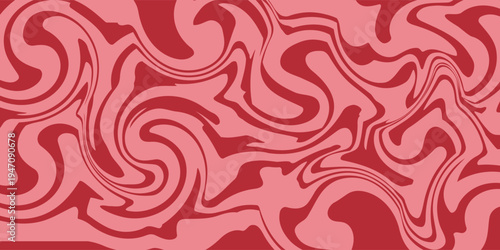 Meat steak texture, salmon pattern. Beef, pork meat and tuna line vector background, editable stroke. Marble liquid waves background.