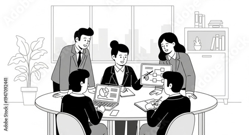 business woman with laptop