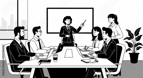 business people in a meeting