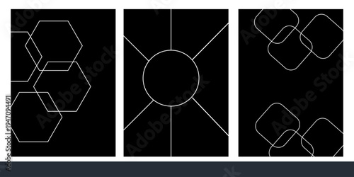 Image collage layout template. Beige mosaic mood board grid collection. Picture frame set. Photo album idea for banner, poster, comic page, flyer, brochure, booklet, memory wall design. Vector pack