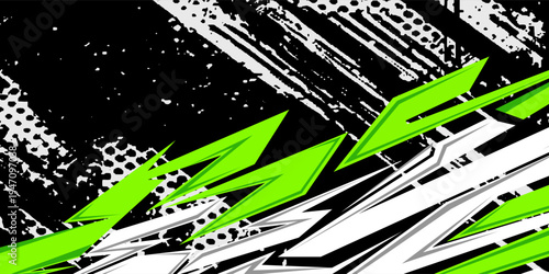 car livery graphic vector. abstract background design for vehicle vinyl wrap and sports car, racing car, rally, and decal