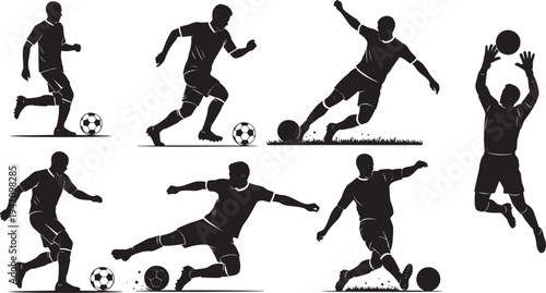 Soccer Players in Action on the Field