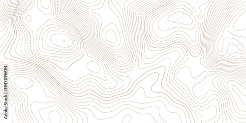 Abstract Topographic Contour Line Pattern in Black and White, Transparent PNG Topographic line map.The concept of a conditional geography scheme and the terrain path. Design materials. 